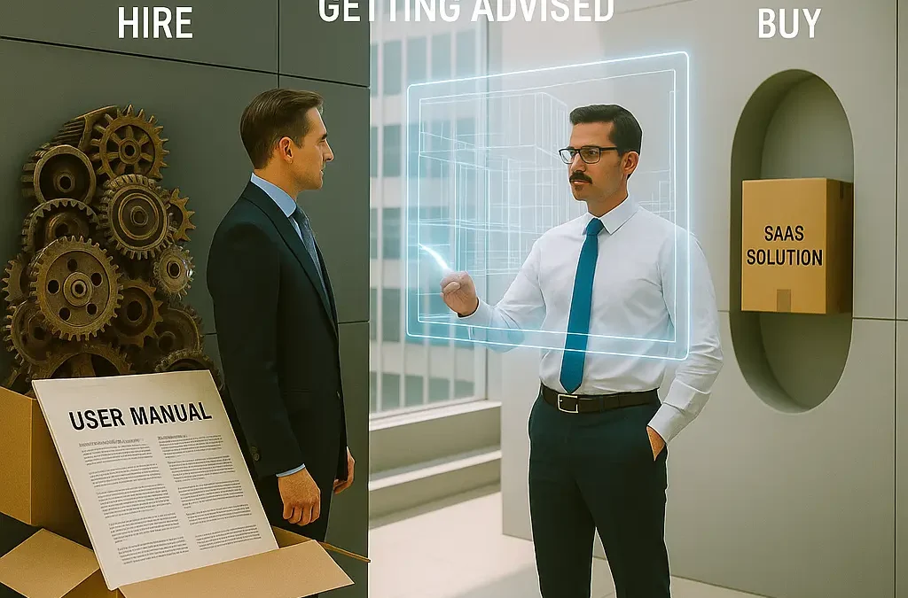 Your First Step in AI: Hire, Buy or Strategize?